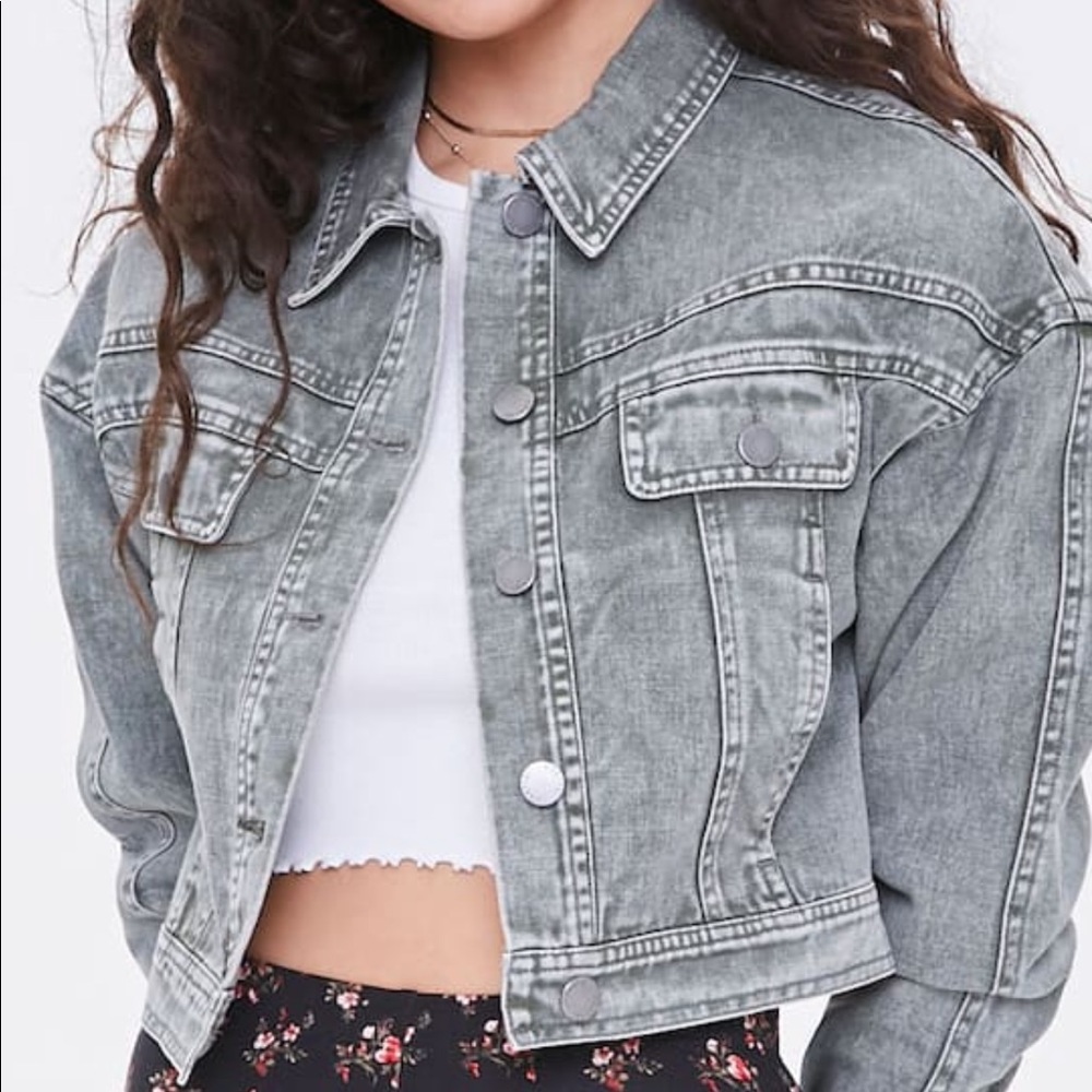 Acid wash Demin jacket